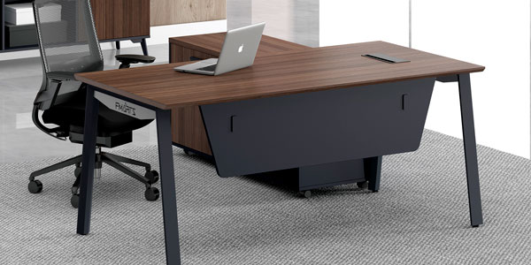 福瑪仕辦公家具|維納系列板式經(jīng)理桌書(shū)柜組合展示視頻