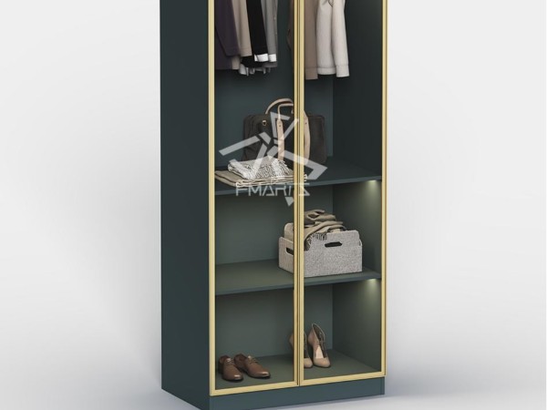 玻璃鋁框門衣柜HF-MYG0820A 玻璃鋁框門衣柜HF-MYG0820A