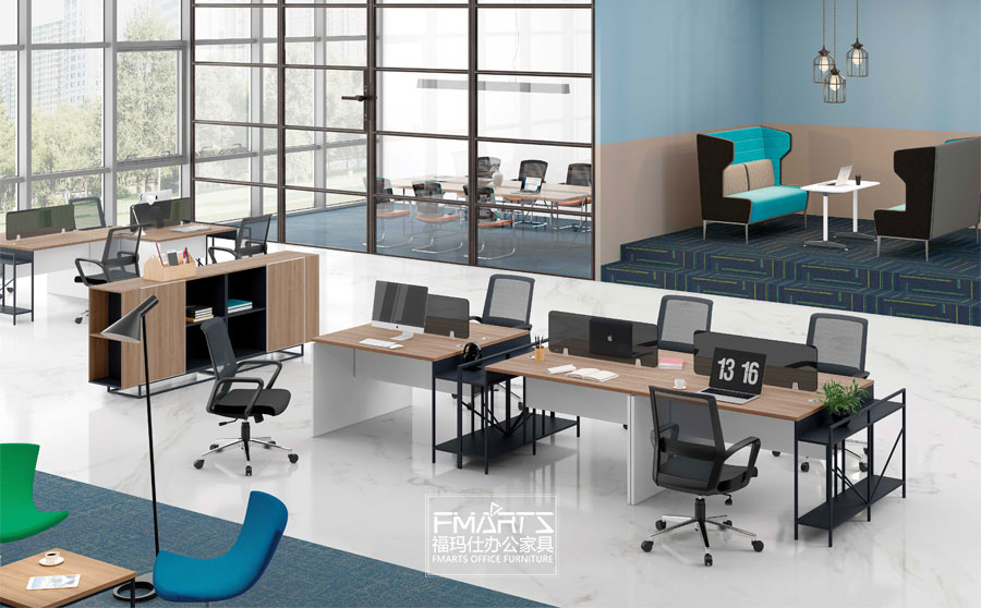 現代風格板式職員臺